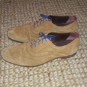 Ted Baker London Tan Suede Dress Casual Shoes
